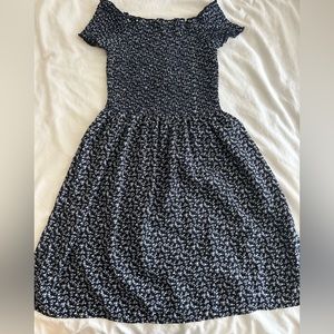 brandy melville floral off the shoulder dress